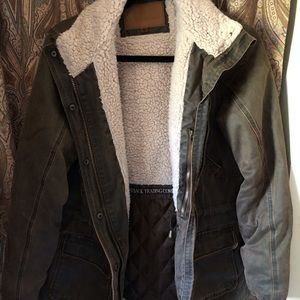 Women’s oiled canvas fall/winter insulated jacket